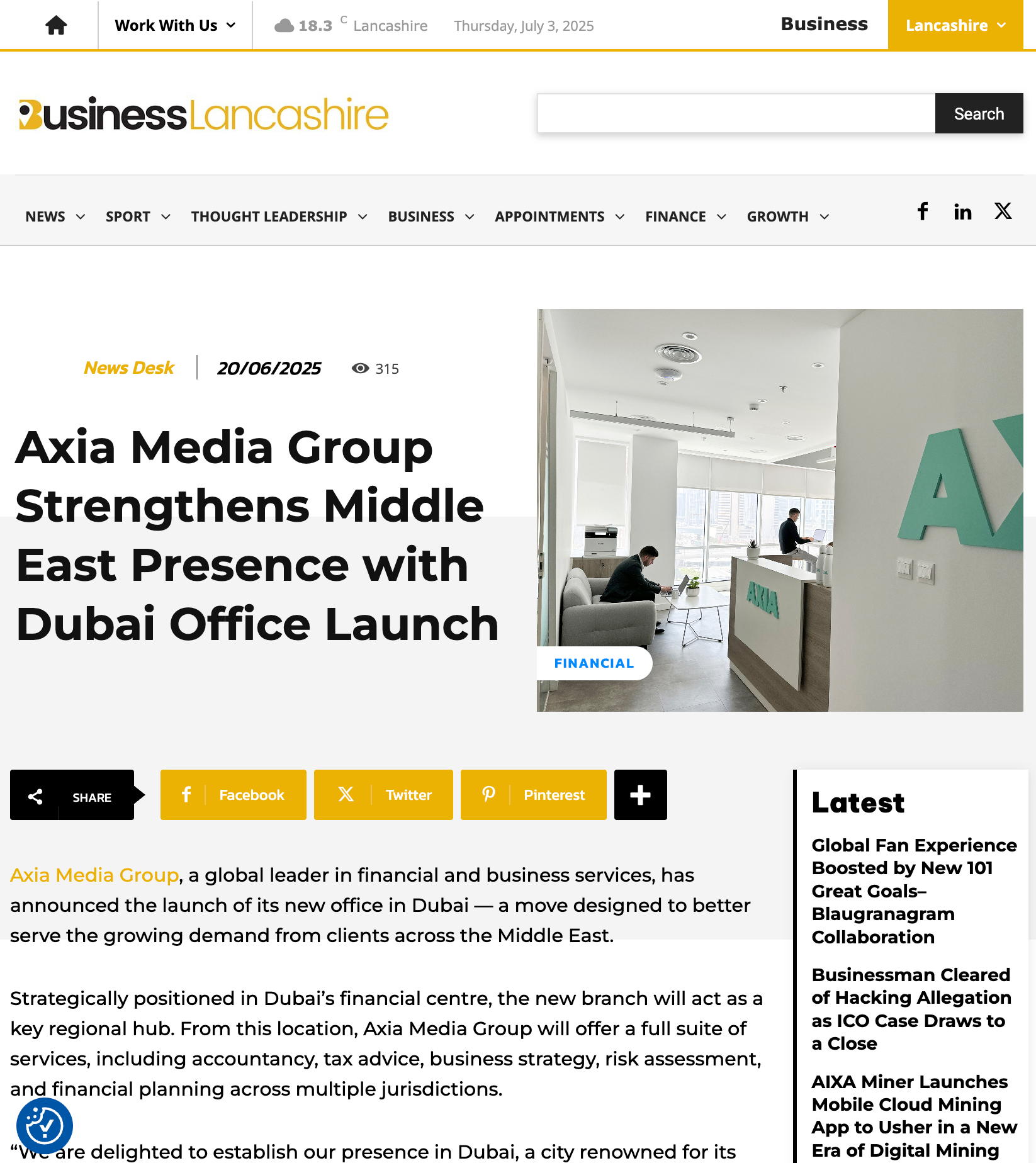 Business Lancashire - Guaranteed Placement