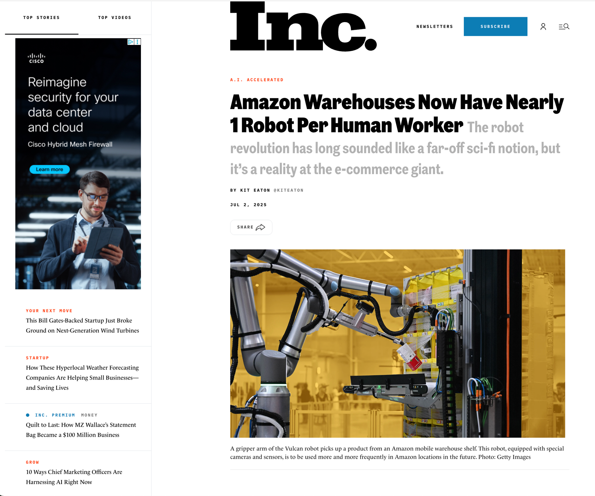 Inc.com - Guaranteed Placement
