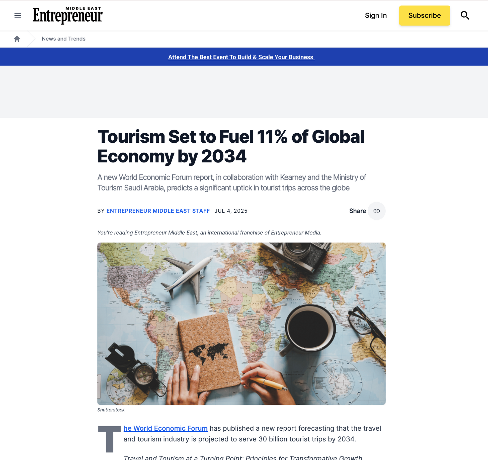 Entrepreneur Middle East - Guaranteed Placement