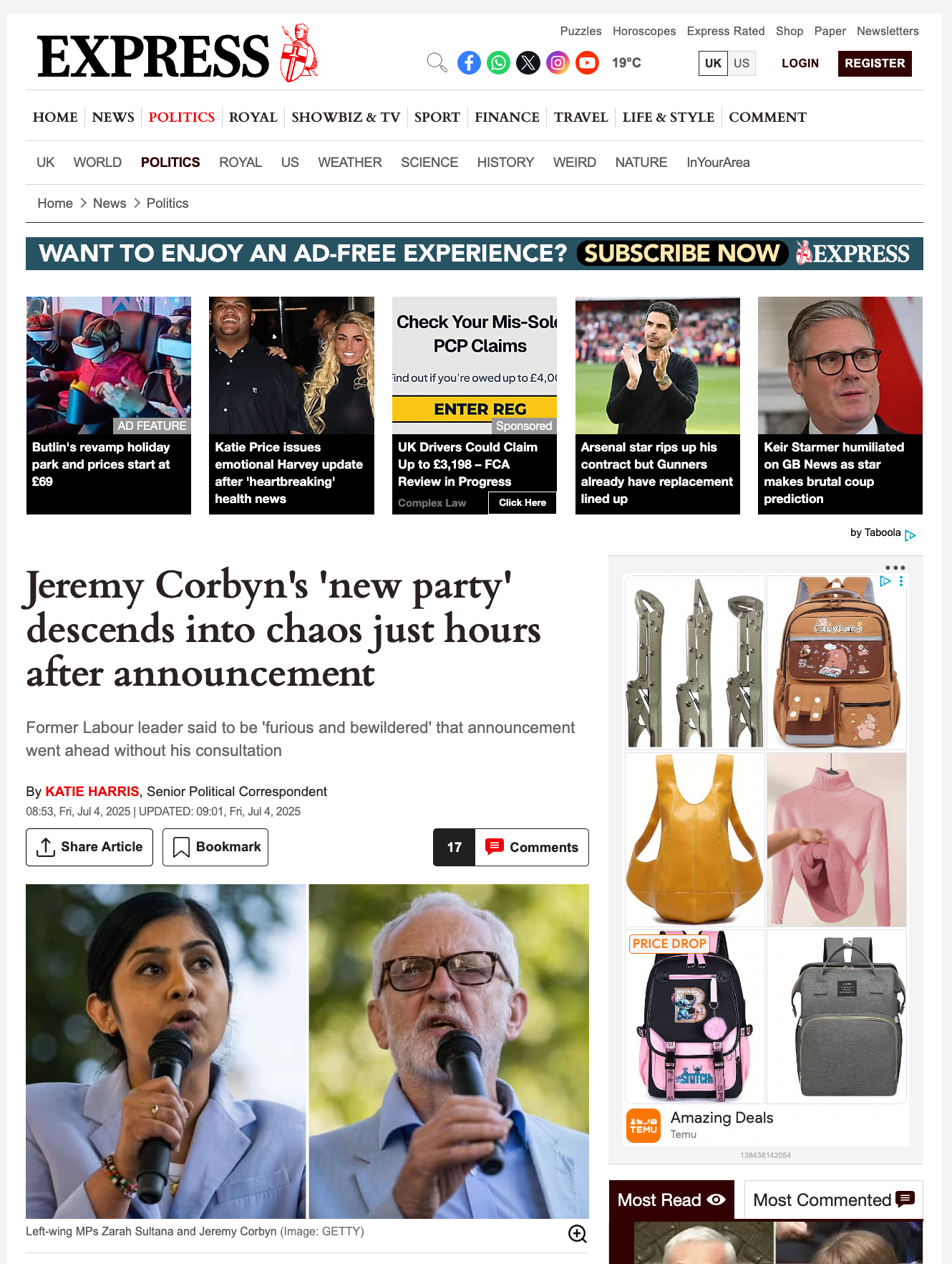 Express - Guaranteed Placement
