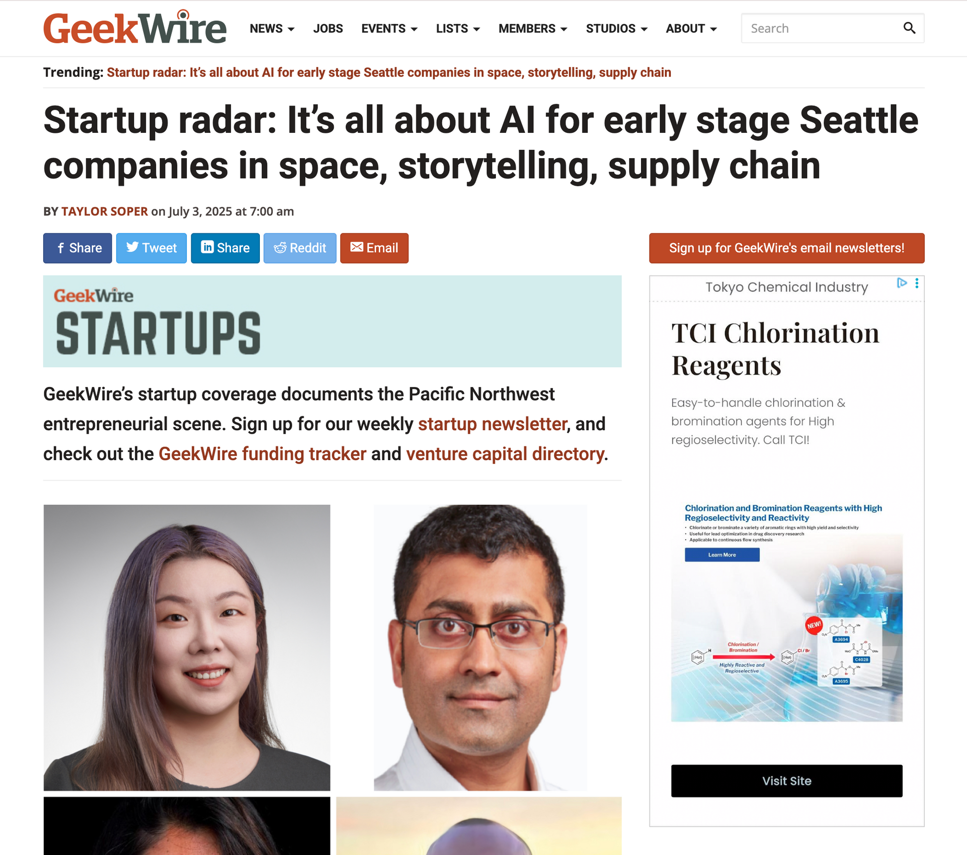 Geek Wire - Guaranteed Placement