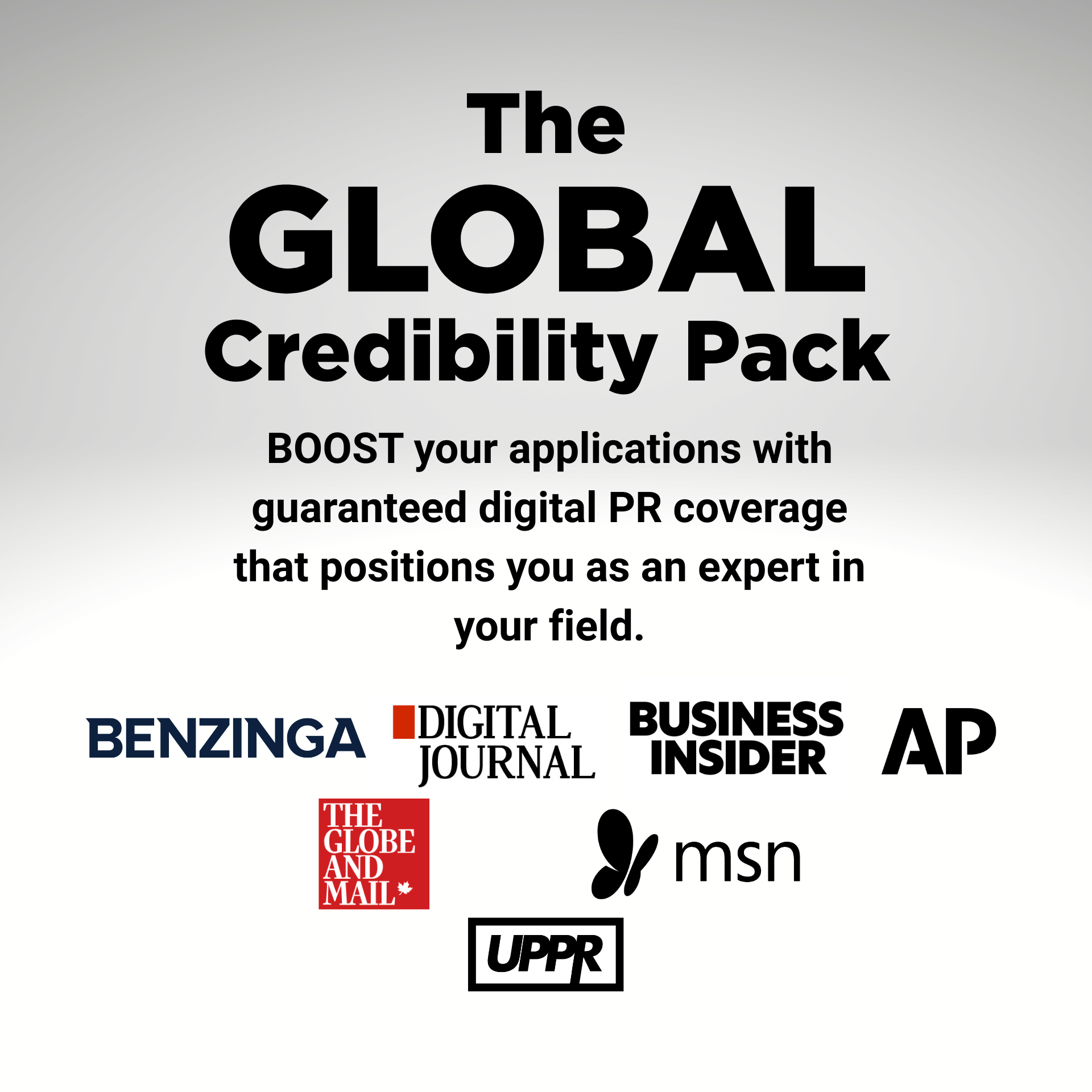 The Global Credibility Pack - Build your Notability